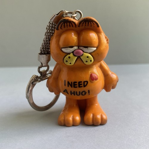 Vintage garfield keyring - vintage,