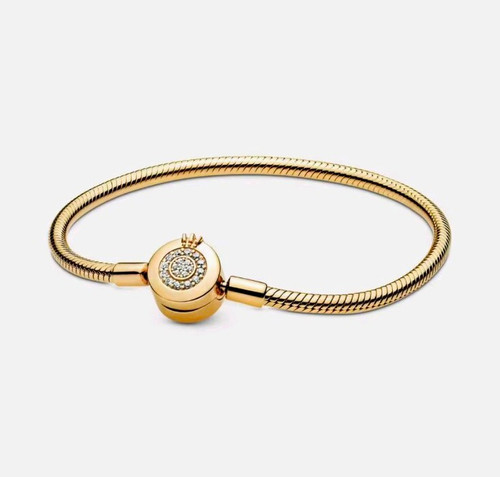 Gold tone snake chain - gold,