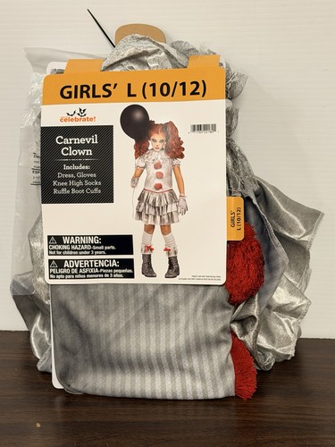 New girls carnevil clown - new,