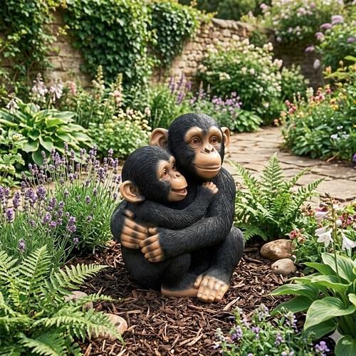 Monkey statue outdoor - statue,