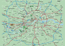 Map of London Boroughs