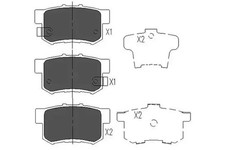 Brake pads KBP-2008 KAVO PARTS