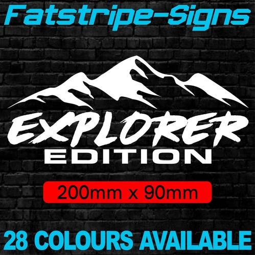 Explorer edition stickers - explorer,
