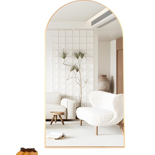 Gold arch full length - gold, mirror