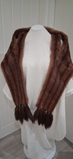 Vintage real fur stole with - real,