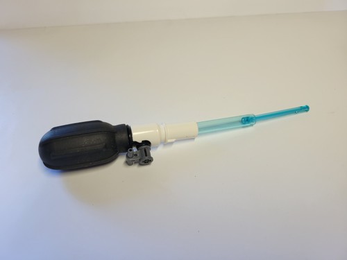 Lego white pneumatic cylinder - lego,