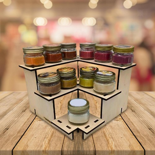 Tier retail table risers - 3,