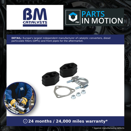 Exhaust pipe fitting kit fits - pipe,