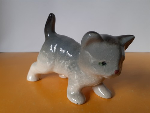 Vintage ceramic cat - ceramic, cm