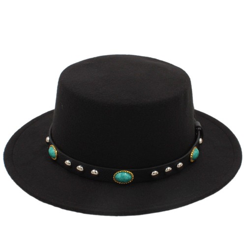 Fashion women wool boater hat - fashion,