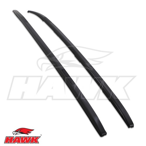 Black aluminium roof rails - rails, car