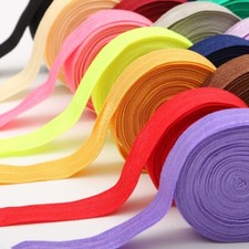 Fold Over Elastic 16mm wide Shimmery Elastic Free Postage