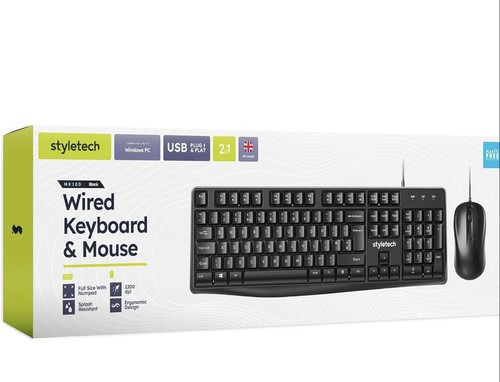 Styletech mk100 wired keyboard - styletech,