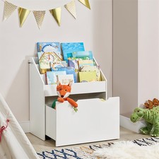 Wood Book Toy Organiser