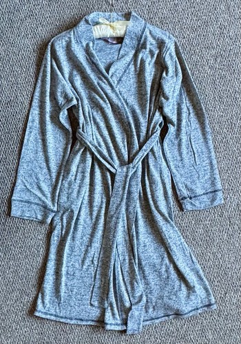 Dressing gown grey - gown, robe