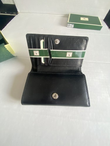 Visconti black leather purse - visconti,