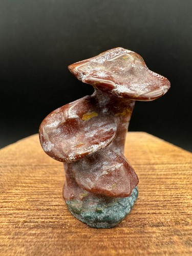 Crystal mushroom jasper red - crystal,
