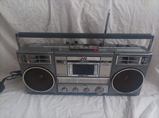 JVC RC-770 1983 Retro Boombox Ghettoblaster Stereo Radio Cassette Player AUX