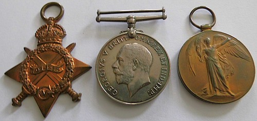 Ww1 star trio - ww1,