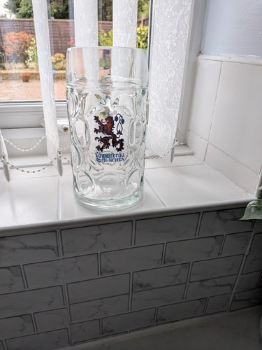 Lowenbrau german beer stein - lowenbrau,