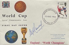 Alf Ramsey Spurs England 1966 World Cup Hand Signed FDC Cover Harrow Wembley COA