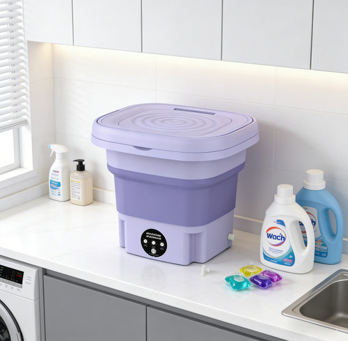 Foldable washer spin dryer - foldable,