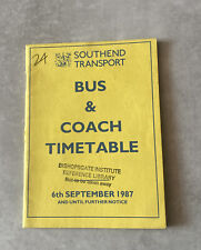Bus Timetable - Southend Transport - Bus & Coach 1987 (30)