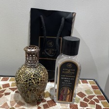 Ashleigh and Burwood Mosaic/Golden Chestnut Small Fragrance Lamp/MOROCCAN SPICE
