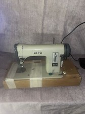 Vintage Alfa Standard Electric sewing machine Cheap Rare Model But Read Descript