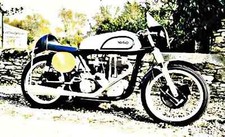 A4 Photo Motorbike norton racing special