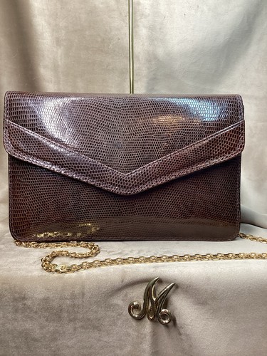 Vintage lizard skin shoulder - vintage,