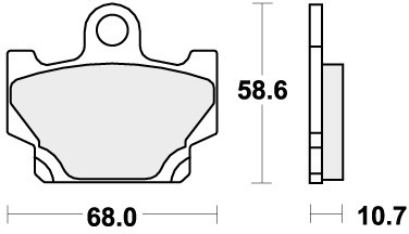 Sbs brake pads - brake, for