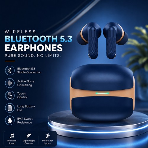 Wireless bluetooth earphones - wireless,