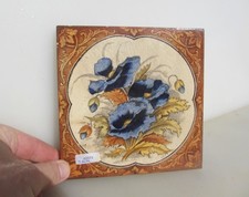 Victorian ceramic tile floral - tile,