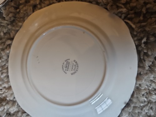 Grosvenor china tea plates - china., 3