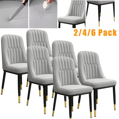 6pcs dining chairs faux - 2/4/6pcs,