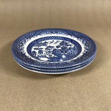 Set of 3 Vintage Blue Willow