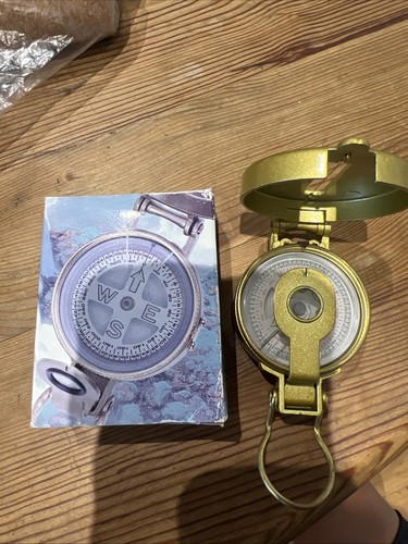 Lensatic compass brasses - compass, alloy