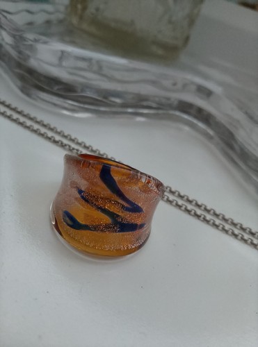 Glass murano statement ring - glass,