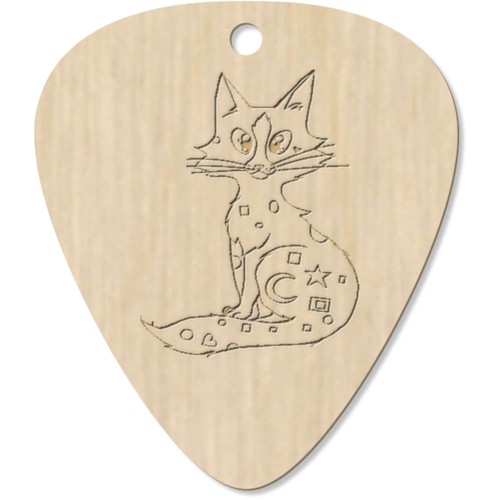 Unusual kitty wooden - kitty',