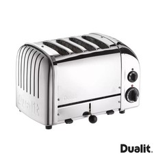 Dualit Classic 4Slot Toaster Sandwich Cage Polished Silver Stainless Steel 40590