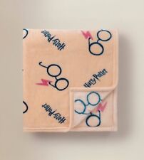 NEW PINK HARRY POTTER SPECTACLE THROW FLEECE BLANKET COSY. 