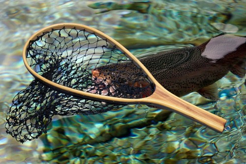 Vintage wood fly - wood, fly/trout