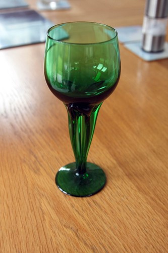 Stunning hand blown green - stunning,