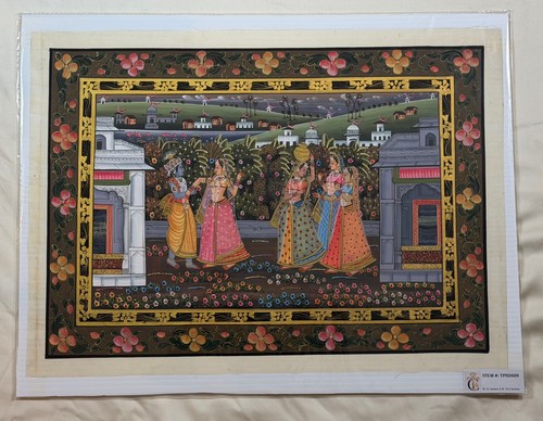 Handmade radha krishna silk - handmade,