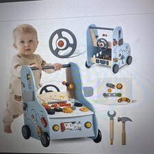 Wooden Baby Push Walker with