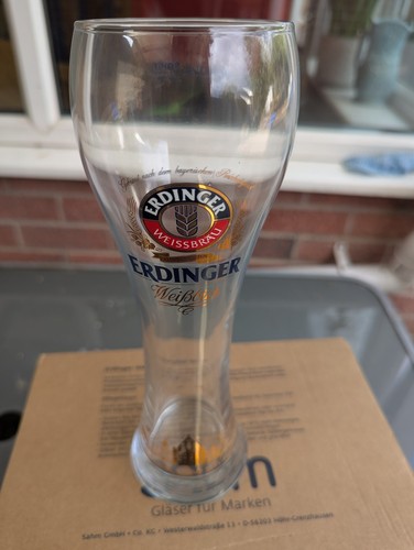 Erdinger pint glasses set - glasses, x6