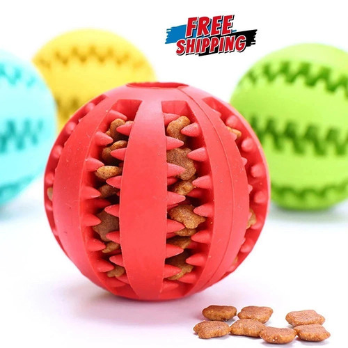 1pc dog rubber balls pet - rubber, ball