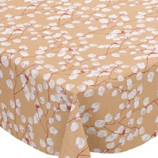 ROUND Wipe Clean PVC Vinyl  Protector Oilcloth Table Cover Tablecloth