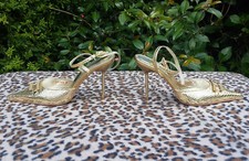 Vintage Grado Gold snakeskin